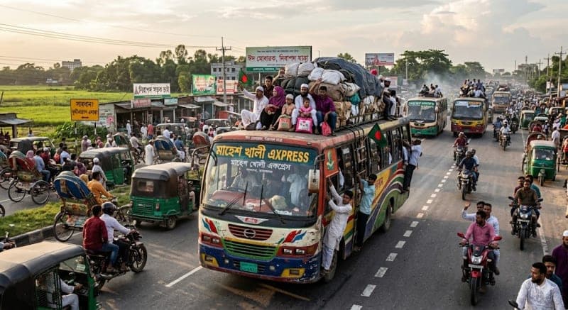 পালাক্রমে ঈদযাত্রা: আরও নিরাপদ হোক সড়ক 