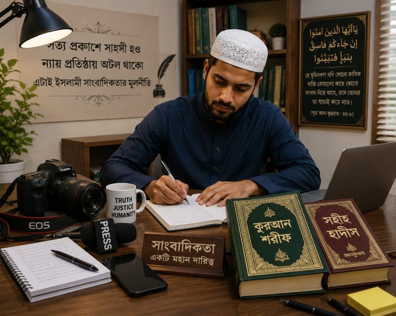 ইসলামে সাংবাদিকতার নীতিমালা: বস্তুনিষ্ঠতা ও সত্য প্রকাশই ইবাদত
